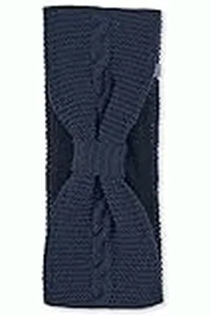 Sterntaler Uniseks hoofdband voor kinderen, gebreide hoofdband met strik, , 49 cm