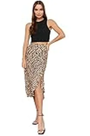 Trendyol Dames Midi A-lijn gebreide rok, , S