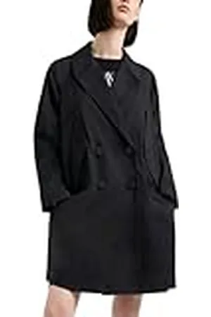 Armani Exchange Dames The Notorius Frank, Sustainable, Double Breasted Caban Coat, , L