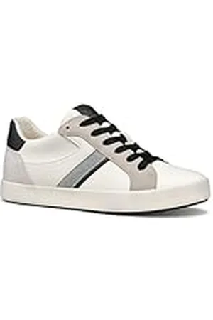 Geox D BLOMIEE C Sneakers voor dames, Optic White/Black, 38 EU, , 38 EU