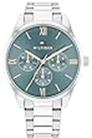 Tommy Hilfiger DAMES BLAUWE Wijzerplaat ROESTVRIJ STAAL ARMBAND HORLOGE - 1782745