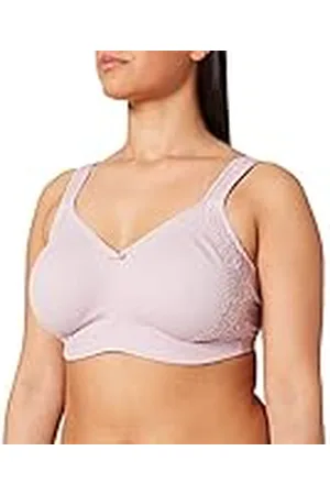 Susa Minimizer Beha voor dames, zonder beugel, London I damesbeha met minimizer snit, verkleint de borsten optisch I voorgevormde cups, brede bandjes, , 70G