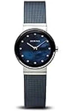 Bering Dameshorloge quartz uurwerk - klassieke collectie met roestvrij staal en saffierglas 10126-307