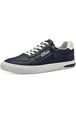 QS by s.Oliver Heren 5-13600-42 sneakers, marineblauw, 43 EU, , 43 EU