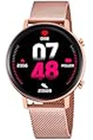 Lotus Smartwatch voor dames 50042/1 - behuizing van zinklegering in roze - armband van 316L roestvrij staal roze, , Armband
