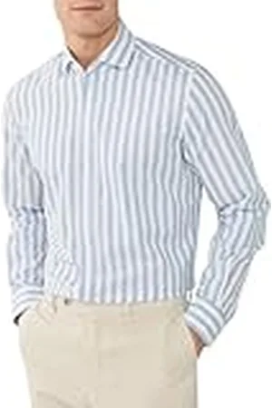 Hackett Mel Bold Stripe Overhemd voor heren, , 3XL