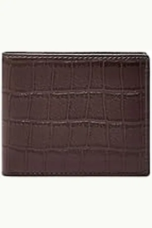 Fossil Derrick Leren of Polyester Reisset voor Mannen