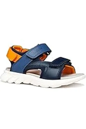 Geox J SANDAL AIRADYUM BO, Navy/Oranje, 1 UK, Navy Oranje, 1 UK