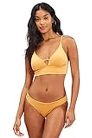 Billabong Klassiek bikinitop met V-hals, gestreepte bloem, large