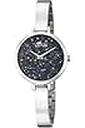 Lotus Dames analoog kwartshorloge met roestvrij stalen armband 18561/2