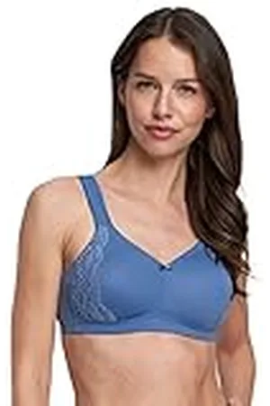 Susa Minimizer Beha voor dames, zonder beugel, London I damesbeha met minimizer snit, verkleint de borsten optisch I voorgevormde cups, brede bandjes, , 85F