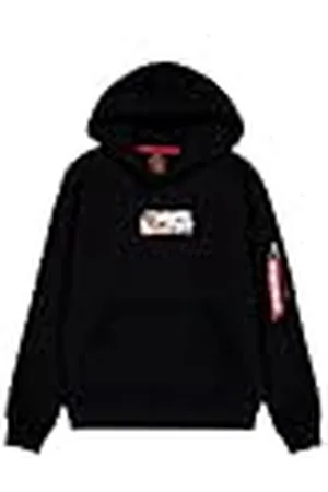 Alpha Industries Camo Panel Hoody voor heren Black XL
