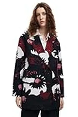 Desigual COAT_WINTER DAISIES_LACR, 3000 CARMIN, M, , M