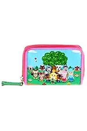 FRANCO COSIMO PANINI Panini Franco Cosimo Animal CROSSING - portemonnee Zaip Around en muntvak met kaartsleuven en muntvak, ritssluiting en binnenzak - 12 x 10 cm x 2 cm, , Eén maat, casual