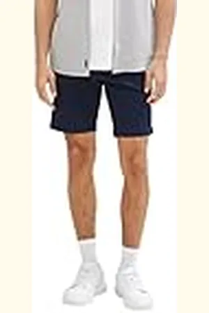 TOM TAILOR Slim chino bermuda voor heren, met stretch, , 32