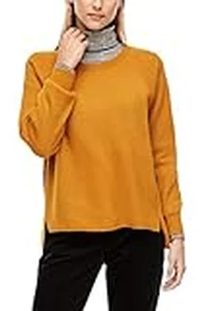 QS by s.Oliver Damestrui 120.10.009.17.170.2042241, Yellow Knit, 42