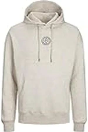 JACK & JONES JJECOSMO Sweat Hood NOOS Capuchontrui, White Melange, L, , L