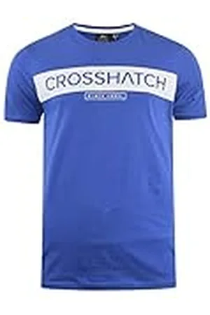 Crosshatch Mantare T-shirt voor heren - blauw - S