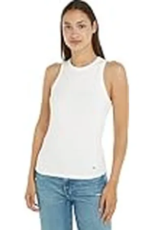 Tommy Hilfiger Dames Slim Rib Stretch Tank Top, , XXS