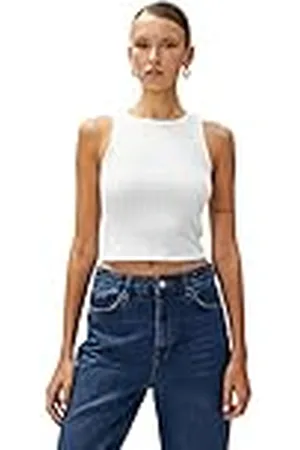 Koton Dames crop top crew neck mouwloos shirt, , XL