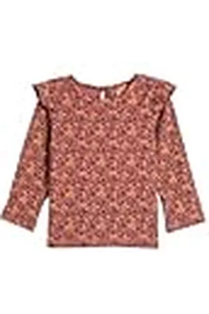 Koton Babygirls T-shirt met lange mouwen en ronde hals en bloemenprint, , 12-18 Maanden