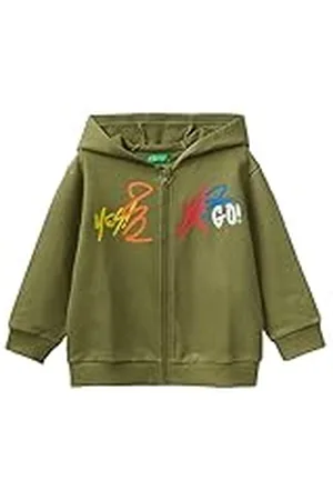 Benetton Pullover met capuchon voor kinderen en jongeren, , 12 mesi