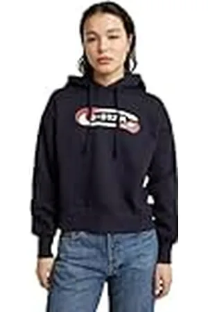 G-Star RAW Old Skool Logo Loose Hooded Sweater, , M