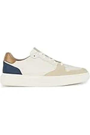 Geox U DEIVEN B Sneakers voor heren, wit/AVIO, 39 EU, , 39 EU