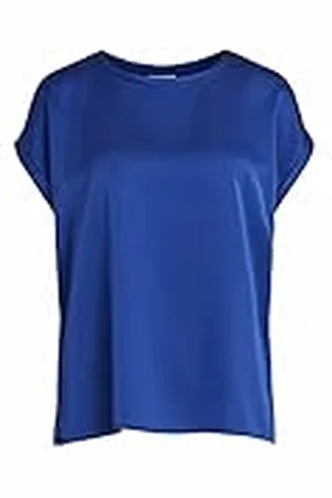 VILA Viellette S/S Satin Top-Noos Shirt met korte mouwen voor dames, , 38 NL