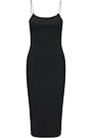 ONLY Dames Onlsille S/L Midi Dress JRS midi-jurk, , M