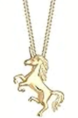 Elli Halsketting Dames Eenhoorn Magie in 925 Sterling Zilver Rose Geplateerd