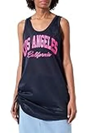 Champion Legacy American Summer W - Relaxed S/L Poly-Mesh Tanktop, Marineblauw, S Dames SS24, , S