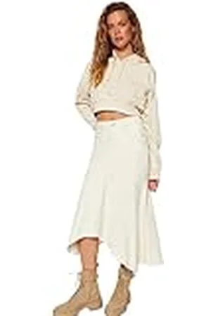 Trendyol FeMan Basic Denim Rok, ,40, , 38