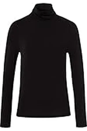 Brax Dames Style FEA LAB Sporty Jersey rolkraagshirt Sweatshirt, Black, 42