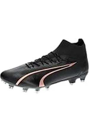 PUMA Ultra Pro FG/AG voetbalschoenen voor heren, zwart, koper, roze, 47 EU