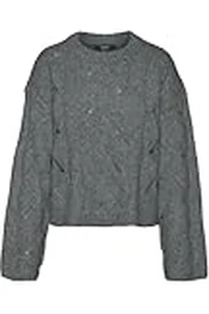 VERO MODA VMLINA LS O-Neck Pullover GA, , S