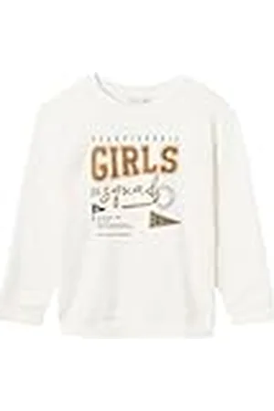 NAME IT Meisjes Nkfnabine Ls Nreg Sweat Bru Box Sweatshirt, , 116