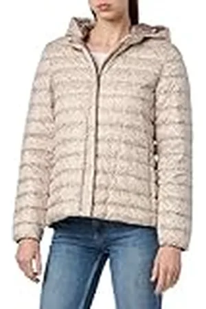 Geox Woman D JAYSEN DOWN JACKETS SIMP TAUPE/PUMICE ST_50, , 44