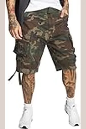 Brandit Shorts Savage korte broek met riem Cargo Vintage Short Army Bermuda, , S
