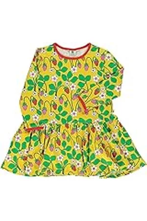 Småfolk Dress LS. Strawberry, , 2-3 Jaren