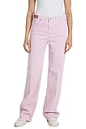 Replay Dames Relaxed Fit Straight Leg Jeans Melja, , 26W x 30L