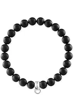 Thomas Sabo Damen-Charm-Armband 925 Sterlingsilber Hämatit X0219-023-11-L15.5