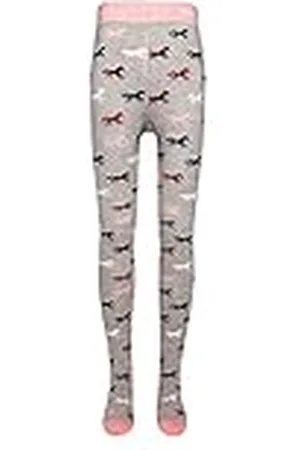 Ewers Kinderpanty met paardenmotief, katoenen panty voor meisjes, Made in Germany, , 122-128