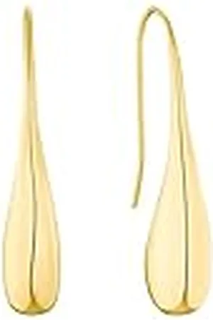 QS by s.Oliver Ohrhänger Edelstahl Damen Ohrschmuck, 2,7 cm, Gold, Kommt in Schmuck Geschenk Box, 2035765