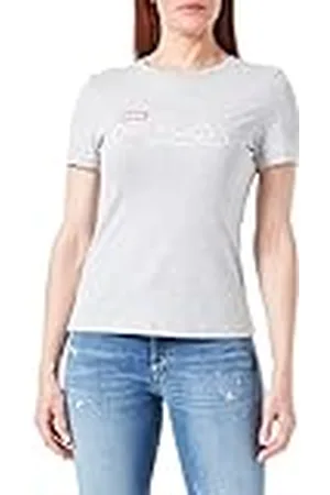Fila Dames SCHILDE T-Shirt, lichtgrijs melange, XL, , XL