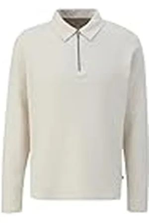 QS by s.Oliver Q/S by Herenshirt met lange mouwen met polokraag, , L