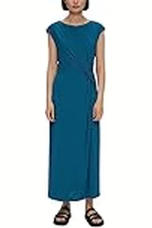 QS by s.Oliver Midi jurk voor dames, blauwgroen., 34