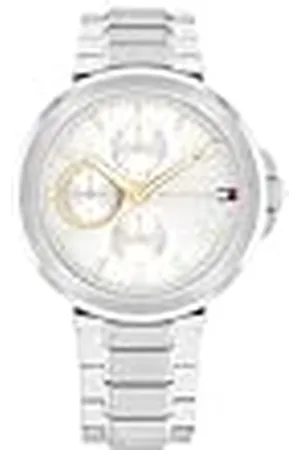 Tommy Hilfiger Analoog multifunctioneel kwartshorloge voor dames met zilveren roestvrijstalen armband - 1782753