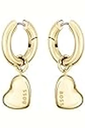 HUGO BOSS Sieraden Dames HONING LIEFDE Collectie Dangle & Drop Oorbellen in Geel - 1580641, Eén maat, Roestvrij staal, Geen edelsteen