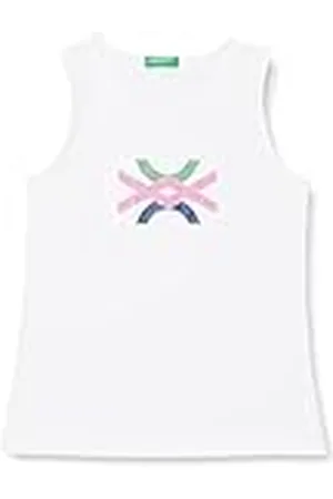 Benetton Tanktop 3I1XGH00K wit 101, 82 meisjes